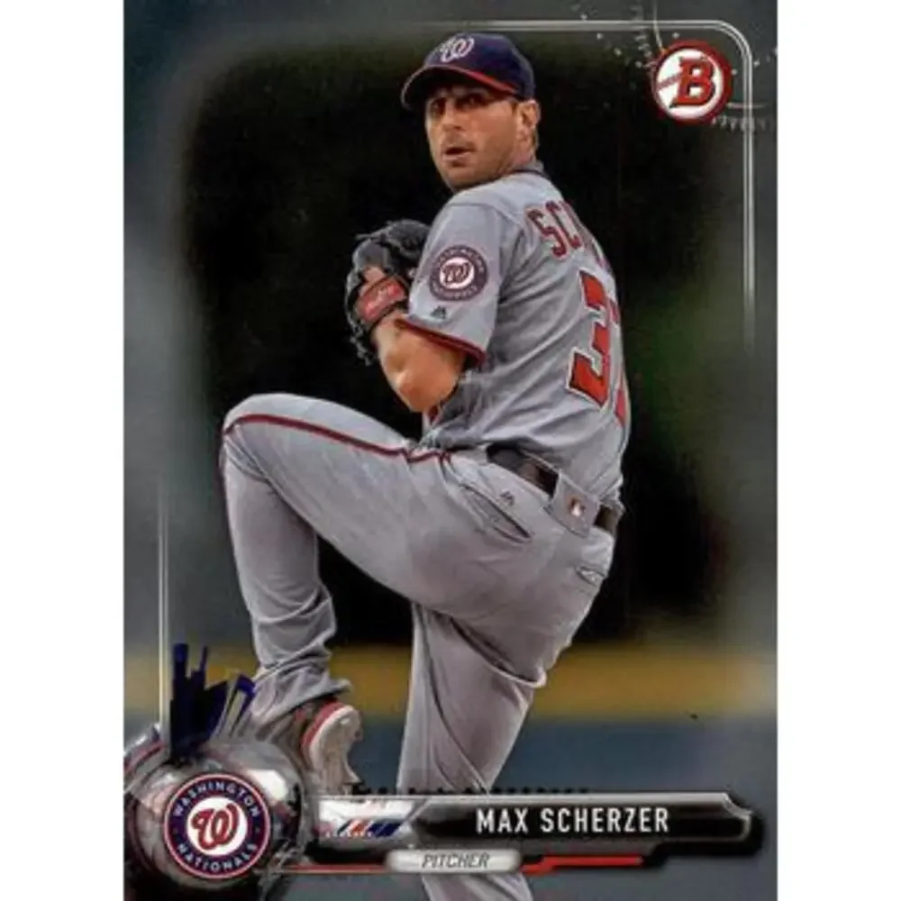 2017 Bowman Max Scherzer # 43 Washington Nationals